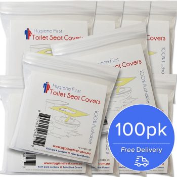 Disposable Paper Toilet Seat Covers – 10x10pk