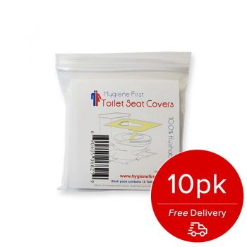 Disposable Paper Toilet Seat Covers – 10pk