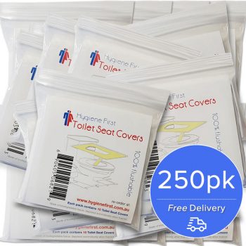 Disposable Toilet Seat Covers – 10x10pk + 10x15pk